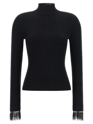 Black Viscose Cardigan