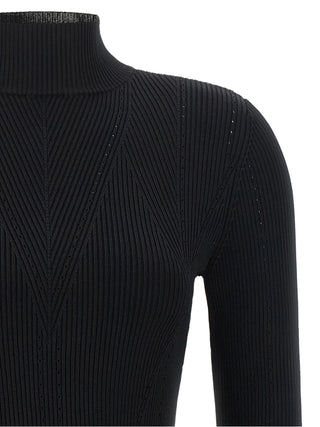 Black Viscose Cardigan