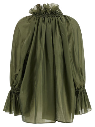 Bicolor Lyocell Blouse