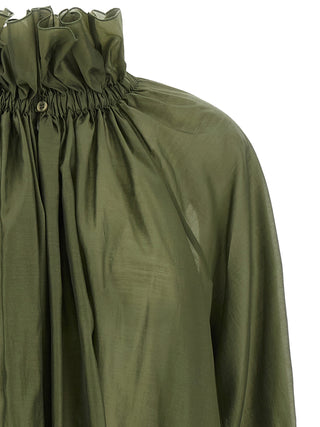 Bicolor Lyocell Blouse