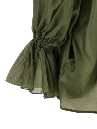 Bicolor Lyocell Blouse