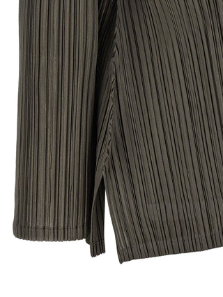Bicolor Polyester Cardigan