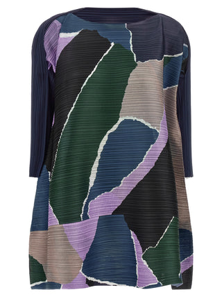Multicolor Polyester Midi Dress