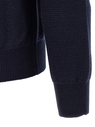 Blue Cashmere Polo Shirt