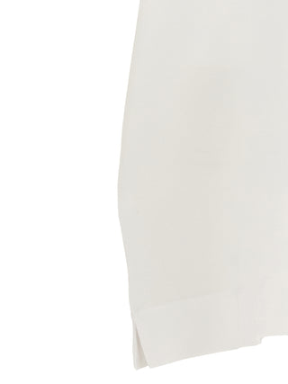 White Cotton Polo Shirt
