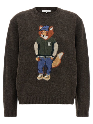 Brown Wool Cardigan