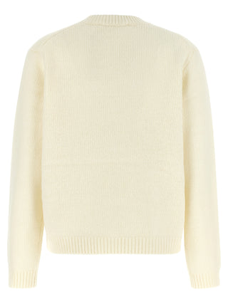 White Wool Cardigan