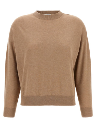 Beige Virgin Wool Cardigan