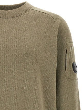 Bicolor Wool Cardigan