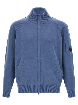 Blue Wool Cardigan