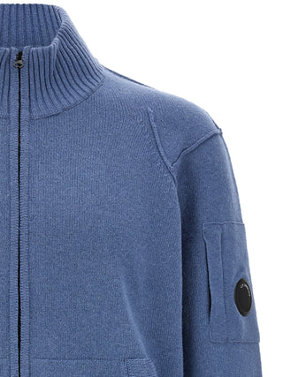 Blue Wool Cardigan