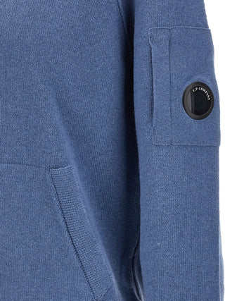 Blue Wool Cardigan