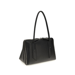Black Calf Leather Bos Taurus Shoulder Bag