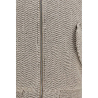Beige Wool Oves Aries Bomber
