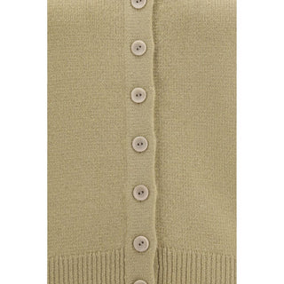 Beige Cashmere Cardigan