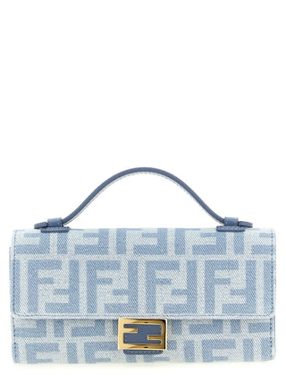 Blue Cotton Cardholder