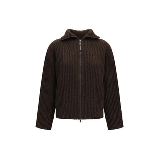 Brown Cashmere Sweatshirt