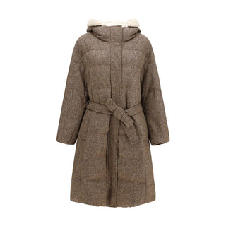 Brown Wool Oves Aries Coat