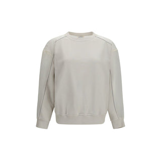 White Cotton Sweatshirt