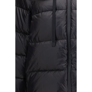 Black Polyamide Full-Length Jacket