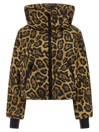 Brown Polyester Shell Jacket