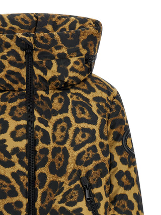 Brown Polyester Shell Jacket