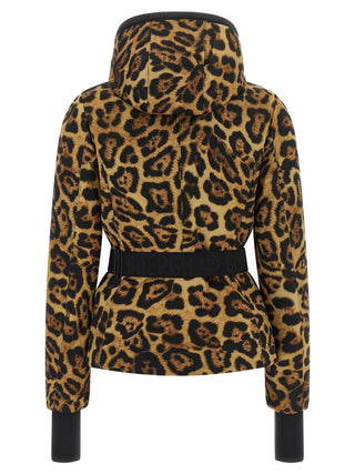 Brown Polyester Shell Jacket