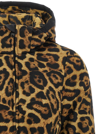Brown Polyester Shell Jacket