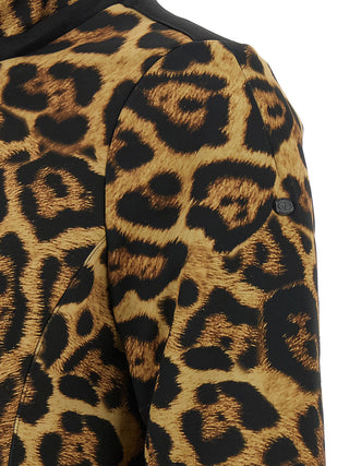 Brown Polyester Shell Jacket