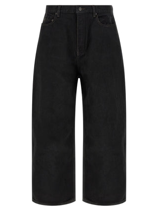 Black Cotton Jeans Denim