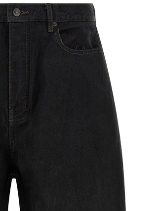 Black Cotton Jeans Denim