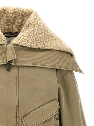Bicolor Cotton Bomber