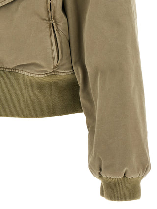 Bicolor Cotton Bomber