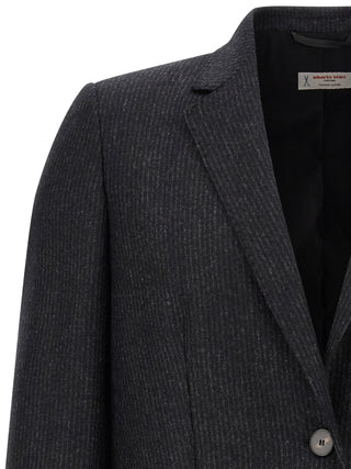 Gray Wool Blazer
