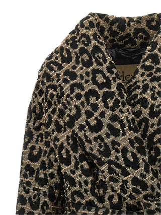 Black Acetate Coat