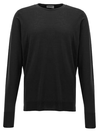 Black Merino Wool Cardigan