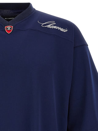Blue Polyester Sportswear