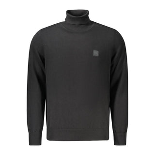 Black Wool Men's Sweater