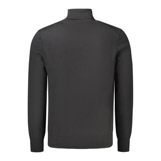 Black Wool Men's Sweater