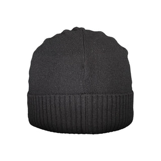 Black Wool Men's Cap