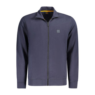 Blue Cotton Men's Sweatshirt