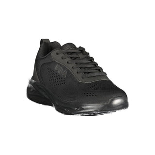Nero Polyurethane Men Sneaker