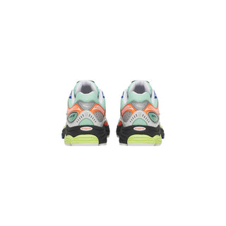 Green Synthetic Athletic Sneakers