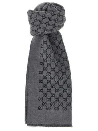 Gray Wool Scarf