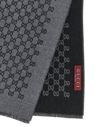Gray Wool Scarf