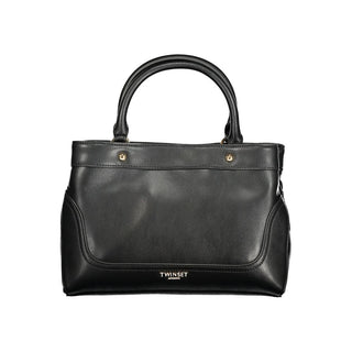 Black Polyurethane Women's Bag