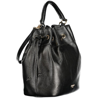 Black Polyurethane Women's Bag