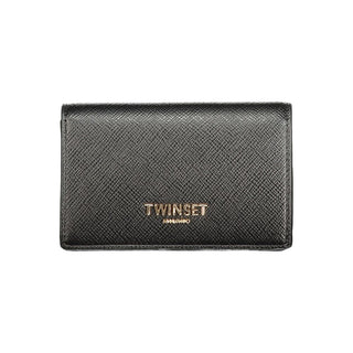 Black Polyurethane Women's Wallet