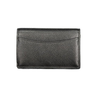 Black Polyurethane Women's Wallet
