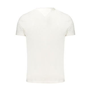 White Cotton Men's T-Shirt
